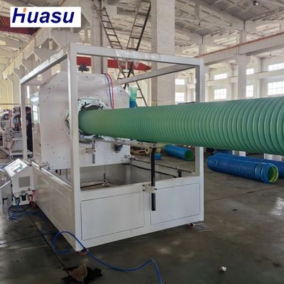 HDPE Double Wall Corrugated Pipe Machine 500-2000Kg/h Capacity