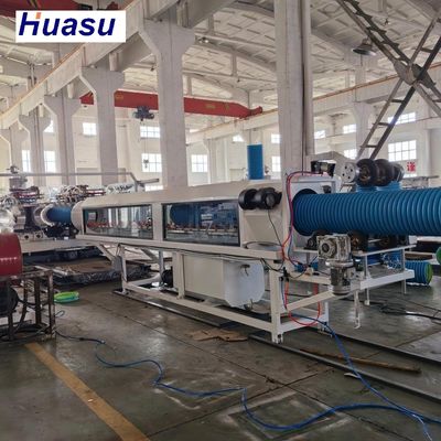 Professional double wall corrugated Pipe Extrusion Line for Drainage Pipe Exturding Machine with ID 200mm 600mm 800mm 1000mm