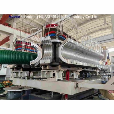 32-800mm Double Wall Corrugated Pipe Machine with 500-2000Kg/H Output and Siemens PLC System