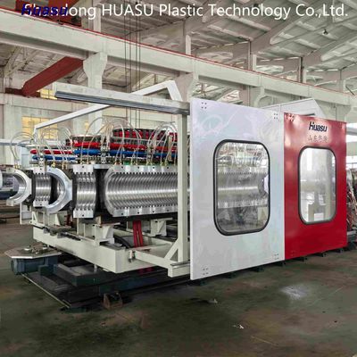Double Wall Corrugated Pipe Extrusion Line with 32-1600mm Pipe Range, 500-2000Kg/H Output and Siemens PLC System