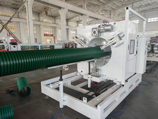 Aluminium Alloy Mould Double Wall Corrugated Pipe Production Line For Durable Pipe Extrusion