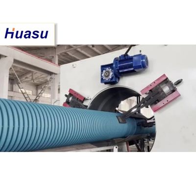 High Productivity DWC Pipe Extrusion Line with 32-1600mm Cutting Diameter Range and Siemens PLC Technology