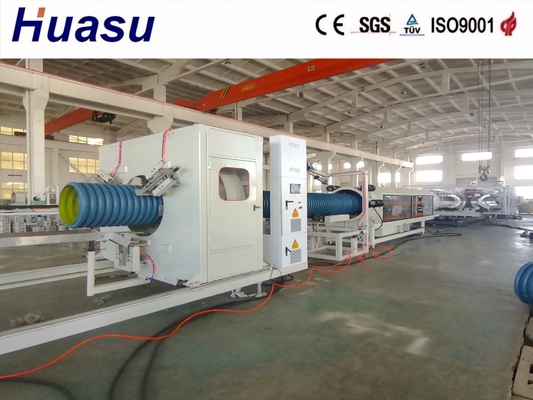 Double Wall Corrugated Pipe Plant DWC Pipe Extrusion Line with Conical Twin-screw Extruder