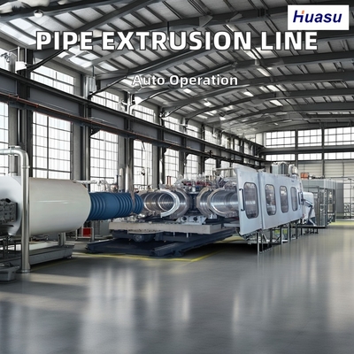 Full-Automatic PVC Corrugated Pipe Extrusion Line 500-2000Kg/h