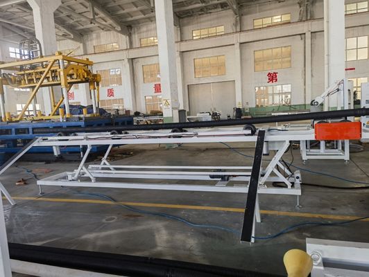 Siemens PLC Controlled Double Wall Corrugated Pipe Extrusion Line 1600mm