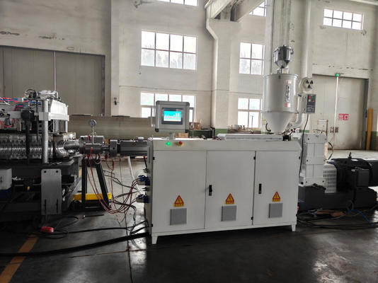 High Speed Double Wall Corrugated Pipe Extrusion Line with HV 740 Screw Hardness and 32mm-200mm Screw Diameter