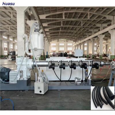 Double Wall Corrugated Pipe Extrusion Line with 20CrMnTi Gear Material and HV>740 Barrel Screw for Vertical or Horizontal Corrugation