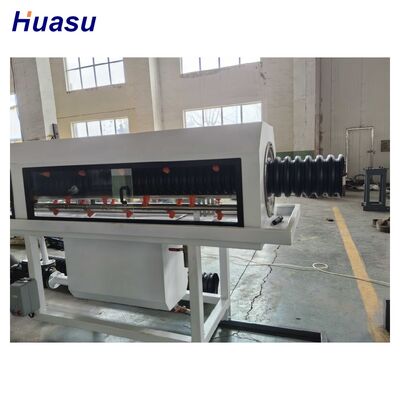 High Speed HDPE Pipe Extrusion Line Making Plastic Corrugated Pipe Products Output 1002000kgh Stable Industrial Solution