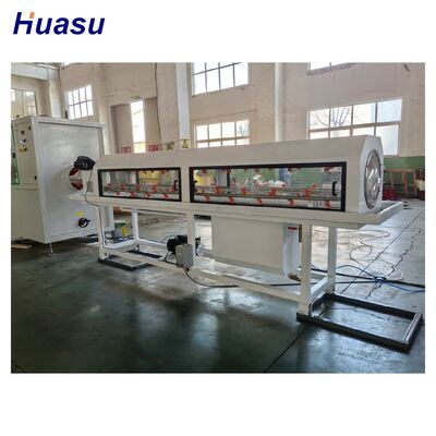 HDPE Pipe Extrusion Line with Air Cooling And Water Cooling for Continuous Production Featuring Siemens PLC Control