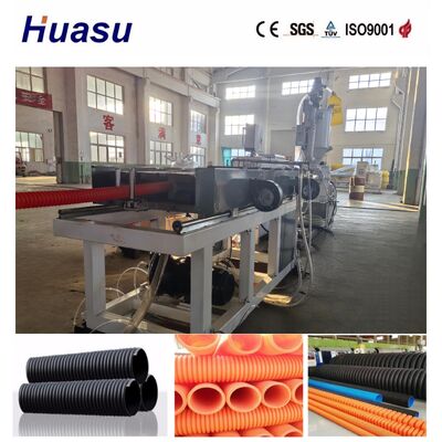 32-1600mm Pipe Diameter Single Wall Corrugated Pipe Extrusion Line with PLC Control and High Productivity