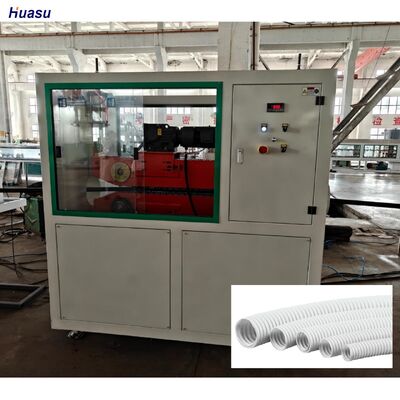PLC Control Single Wall Corrugated Pipe Production Line for PP PE PVC Raw Materials Ensuring Production and Consistent