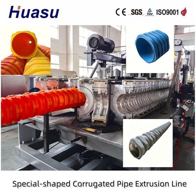 Underground Sewage Pipe Plastic Corrugated Pipe Making Machine Offering Pipe Diameter 32-1600mm Manufacturing Capability