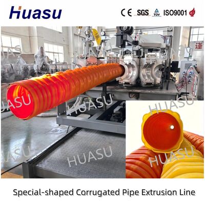 Underground Sewage Pipe Plastic Corrugated Pipe Making Machine Offering Pipe Diameter 32-1600mm Manufacturing Capability