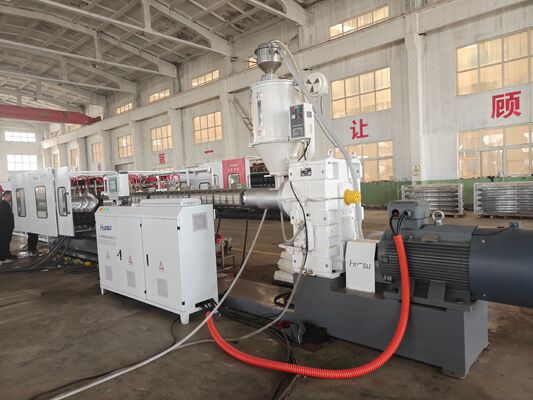 HDPE Dual Wall Pipe Production Line CE Certified Machinery Offering Strong and Flexible Pipe Manufacturing
