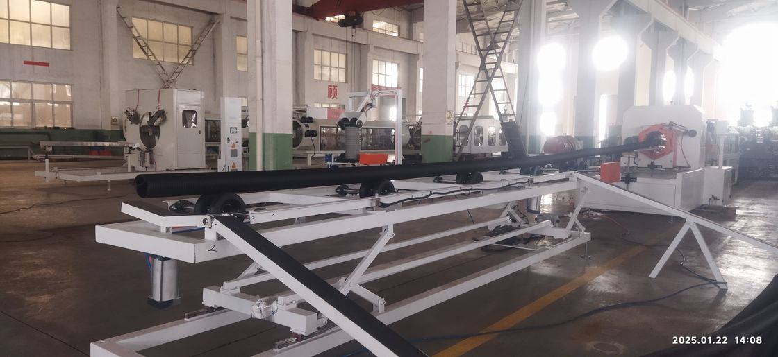 Geautomatiseerde Gecomputeriseerde Dubbelwandige Golfpijp Extrusielijn met Siemens Motor en 8-15Kg/u Capaciteit