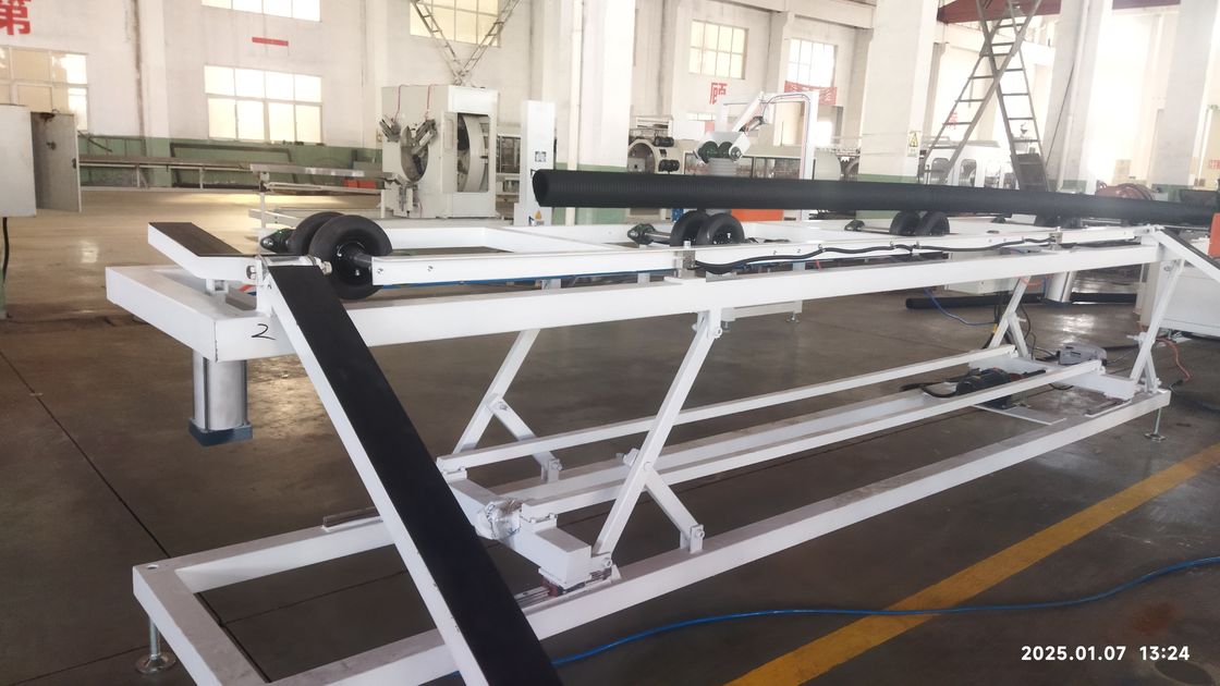 Automatische dubbele wand gegolfde buis extrusielijn met Siemens motor en PLC besturingssysteem voor 8-15 kg/uur productie