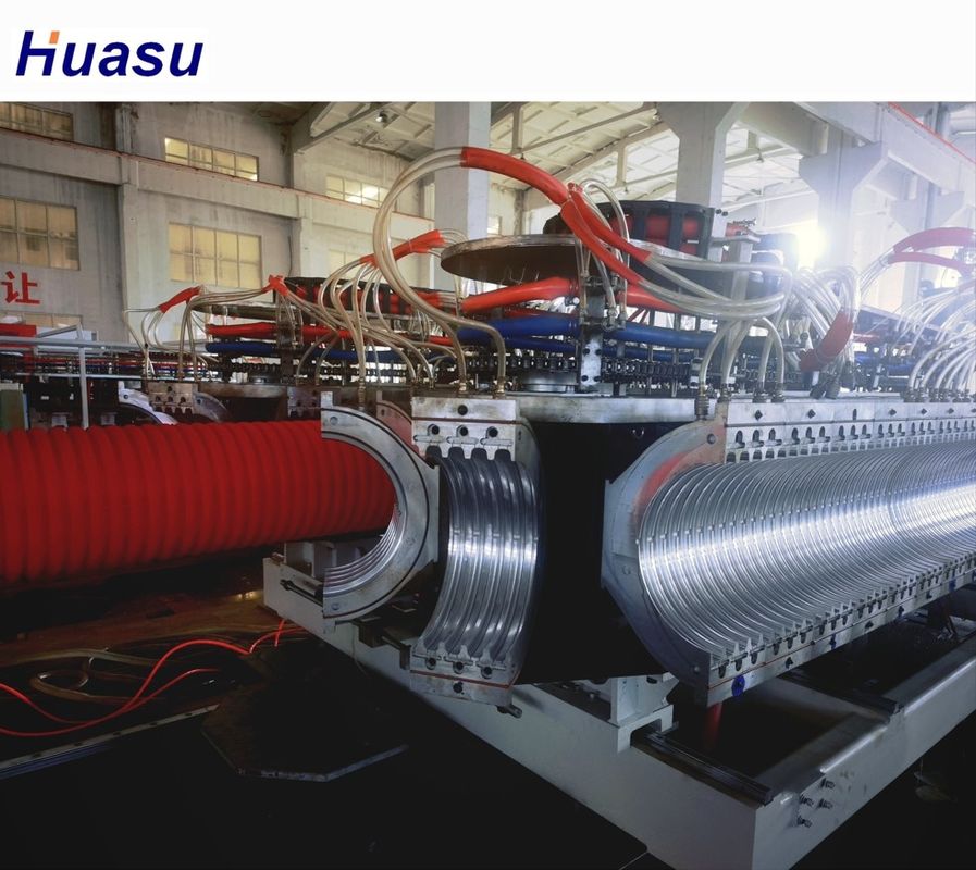 Dubbele schroef vacuümvormende DWCP-productielijn met hoge snelheid en PLC-besturing