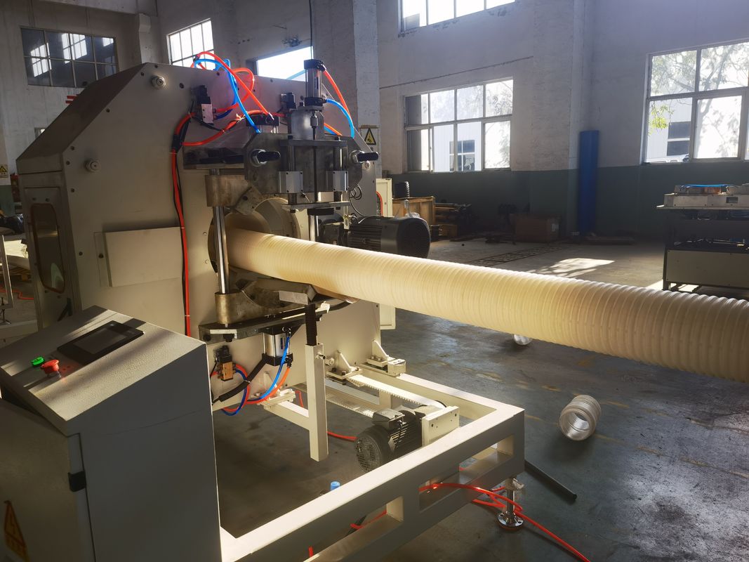 Waterkoeling Eénwandsgolfbuis-extrusielijn met automatische voeding en Siemens Contactor