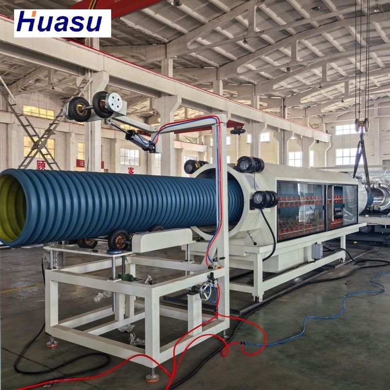 Geautomatiseerde hogedichtheid dubbelwandige golfpijpmachines met waterkoeling voor efficiënte productie