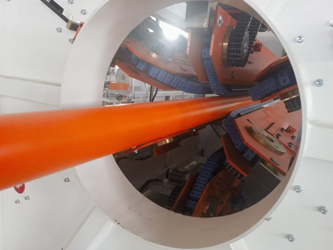 Eenvoudige schroef HDPE-buis-extrusielijn met 38CrMoAl-schroefmateriaal en waterkoelmethode