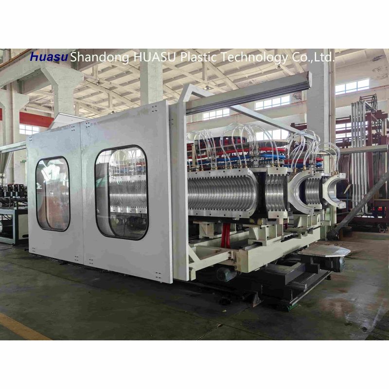Aanpasbare Dubbelwandige Gegolfde Pijp Extrusiemachine met 500-2000Kg/H Output en Siemens PLC Systeem