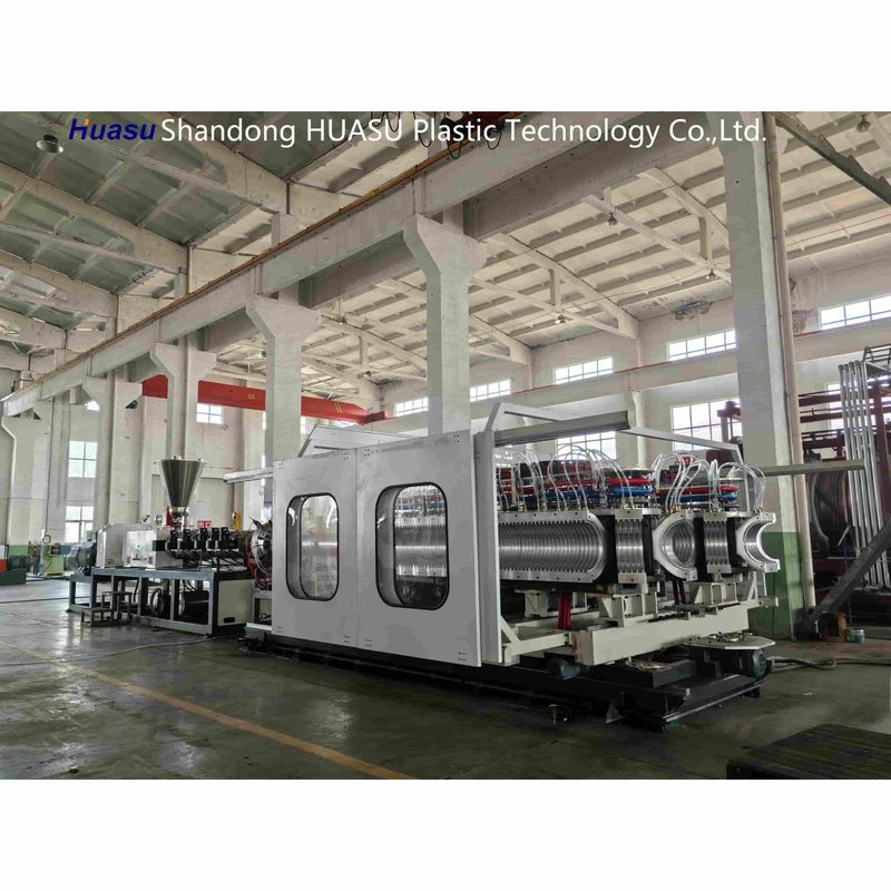 32-800mm Dubbelwandige Golfpijpmachine met 500-2000Kg/H Output en Siemens PLC Systeem