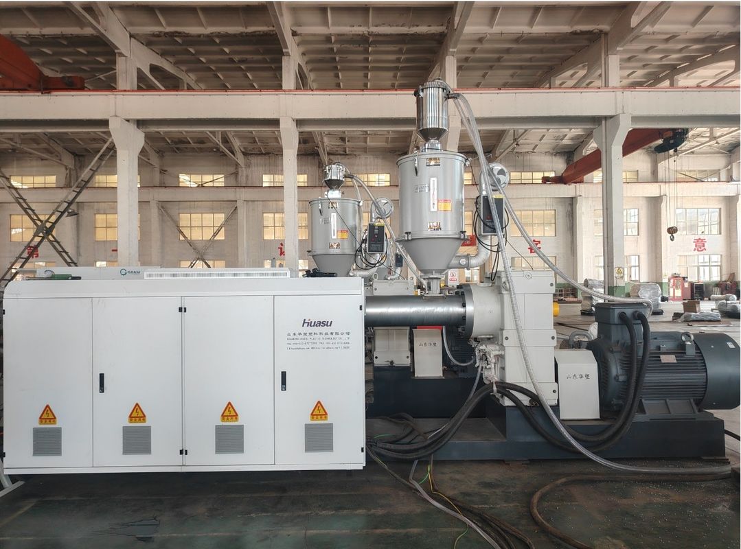 Siemens Inverter Dubbelwand Gekrompen Pipe Extrusie Lijn met Hardheid HV 940 en 38crmoai Schroef