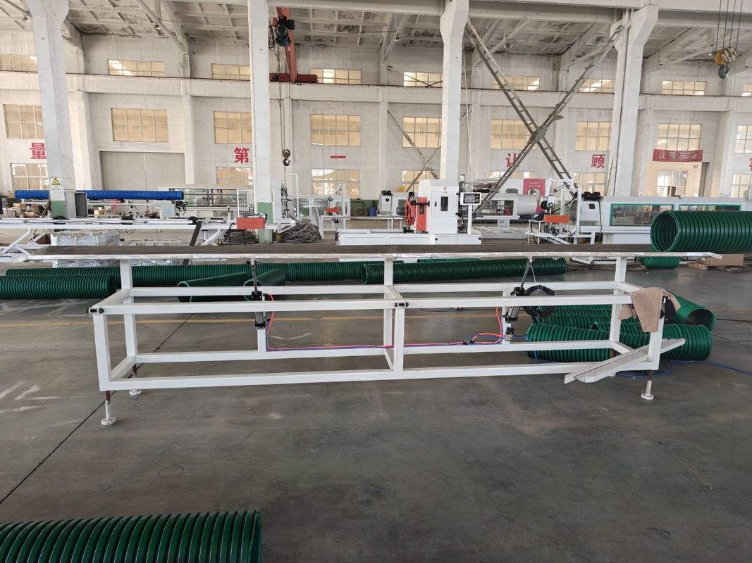 Konieke tweeschroefextruder PVC dubbelwand gegooid buis extrusie machine voor plastic buizen pijpmachine