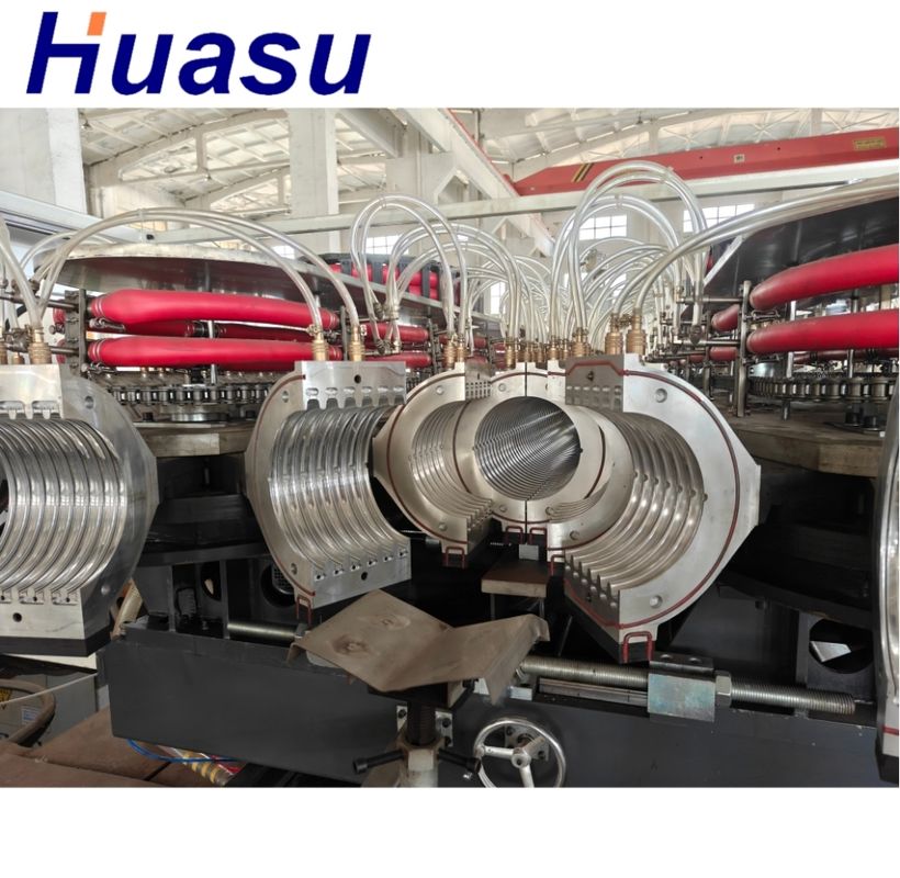 Aanpasbare dubbelwandige golfpijpextrusielijn met aluminiumlegering matrijsmateriaal en Schneider-schakelaar