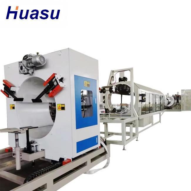 Conische Twin-screw Extruder DWC Pijpextrusielijn voor 32-1600mm Pijpdiameter en 60-2000kg/u Capaciteit