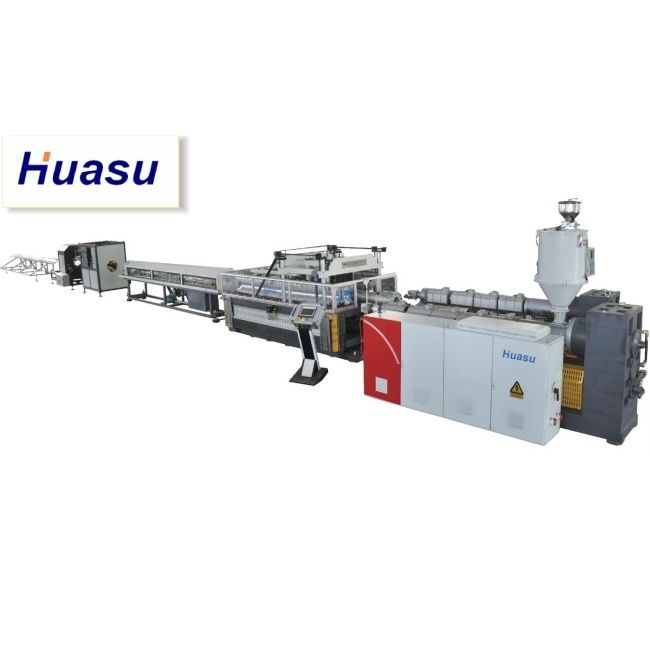 Dubbele wand gegolfde pijplextrusielijn met 32-1600 mm snijdiameter en waterkoelingsproces met Siemens PLC-technologie