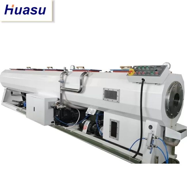 Dubbele wand gegolfde pijplextrusielijn met 32-1600 mm snijdiameter en waterkoelingsproces met Siemens PLC-technologie