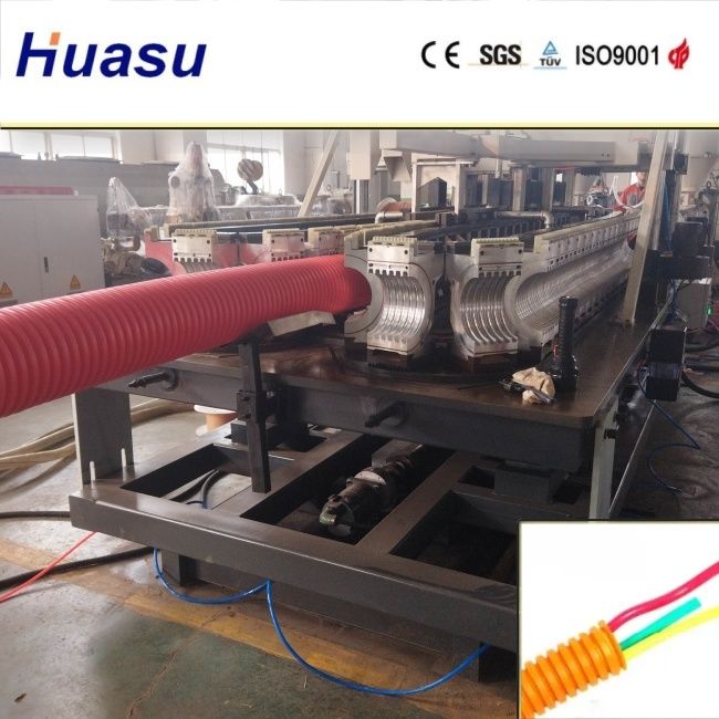 Automatische productielijn voor dubbelwandige golfbuizen met Siemens PLC-technologie en online bel