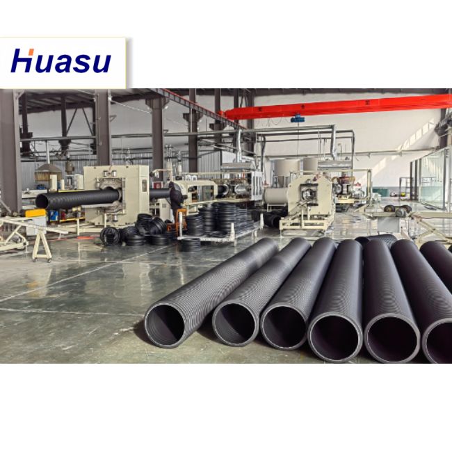 DWC Pipe Extrusion Line met 32-1600mm Pipe Diameter, 60-2000kg/h Capaciteit en Siemens PLC-Technologie voor de productie van gegolfde pijpen