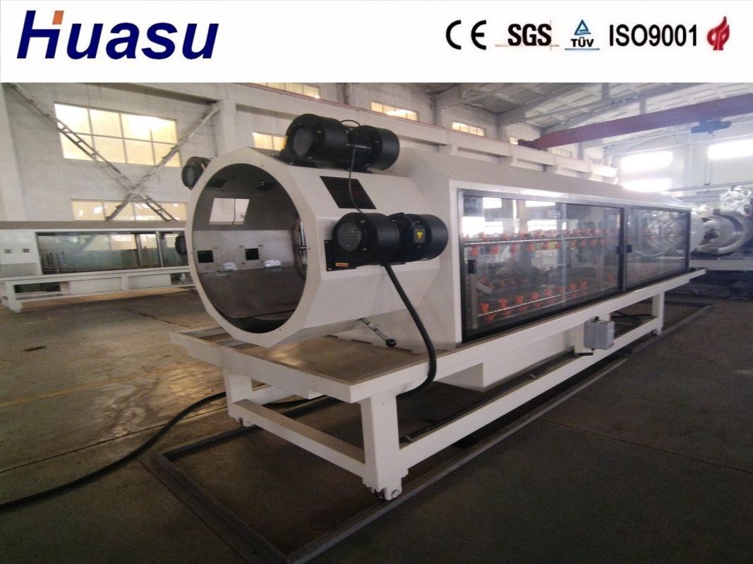 Kegelvormige tweeschroef-extruder DWC-buis-extrusielijn met hoge automatisering en loopvormblok