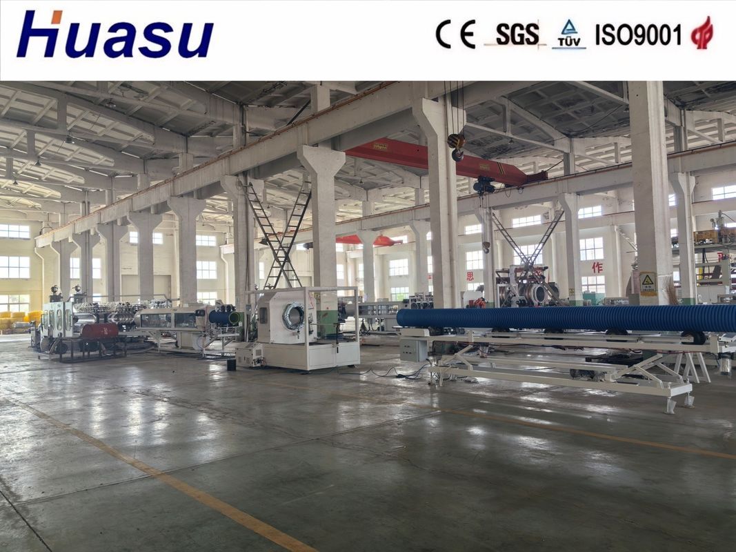 PP Golfbuis Productielijn 32-1600mm PLC Besturing