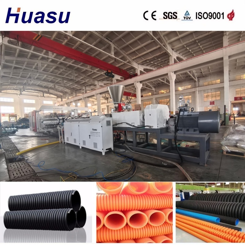 High Speed Cooling Type DWC Pipe Extrusion Line met een buisdiameter van 32-1600 mm en een productiesnelheid van 0,5-5 m/min