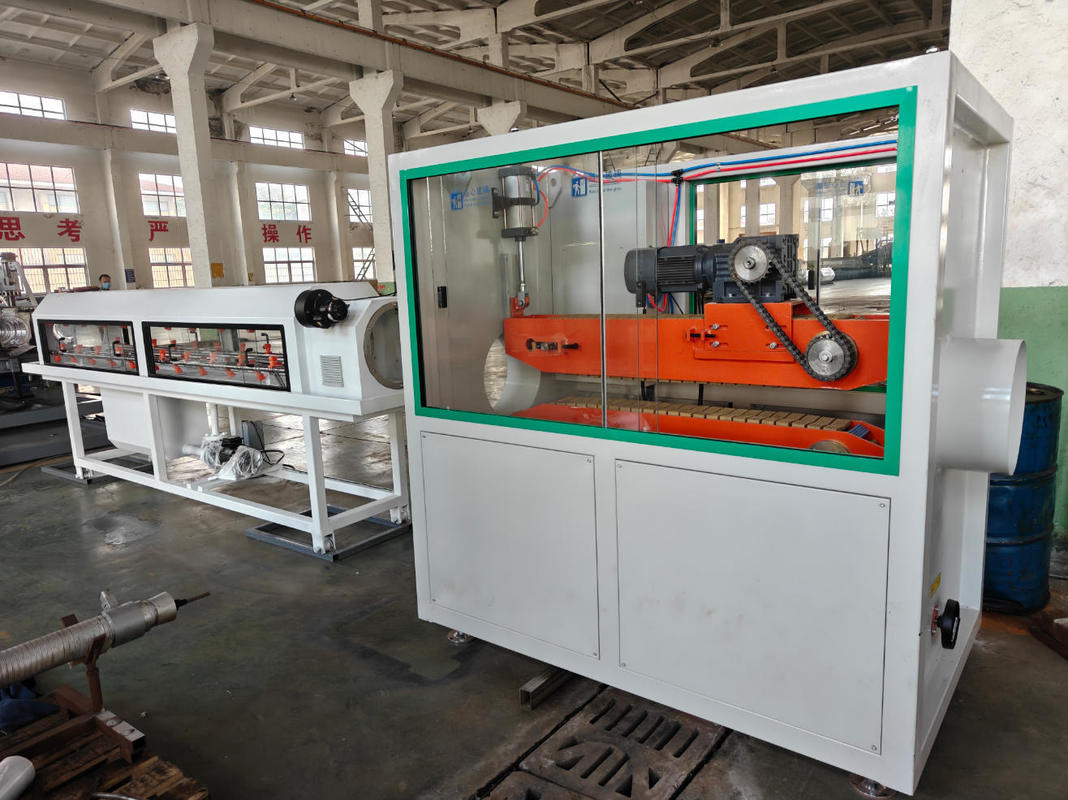 Dubbelwandige golfpijp extrusielijn met 38CrMoAlA materiaal, 220-440V spanning en 75-250mm specificatie