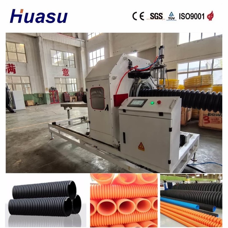 Automatische extruderingslijn voor golfdraadbuizen met een enkele wand voor PVC/PE/MPP/PA/HDPE met een diameter van 32 mm tot 1600 mm en een uitvoer van 200-2000 kg/uur