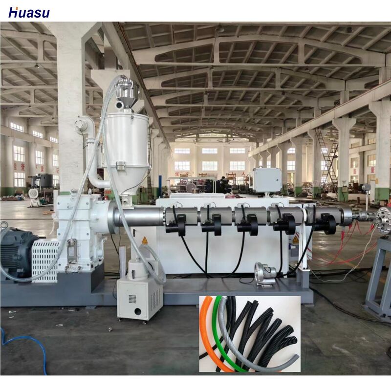 Siemens belangrijkste elektrische onderdelen Dubbelwand gegolfde buis extrusielijn met 48 malen hoeveelheid en water koeling functionaliteit