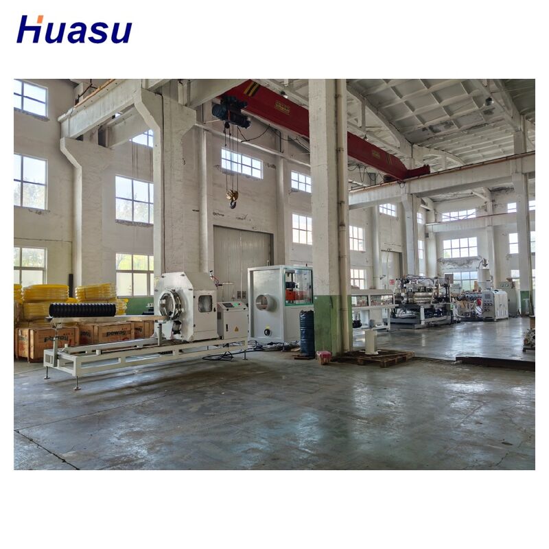 Automatische en gecomputereerde HDPE-buis-extrusielijn voor dubbelwandige gegolfde buizen met PLC-besturing