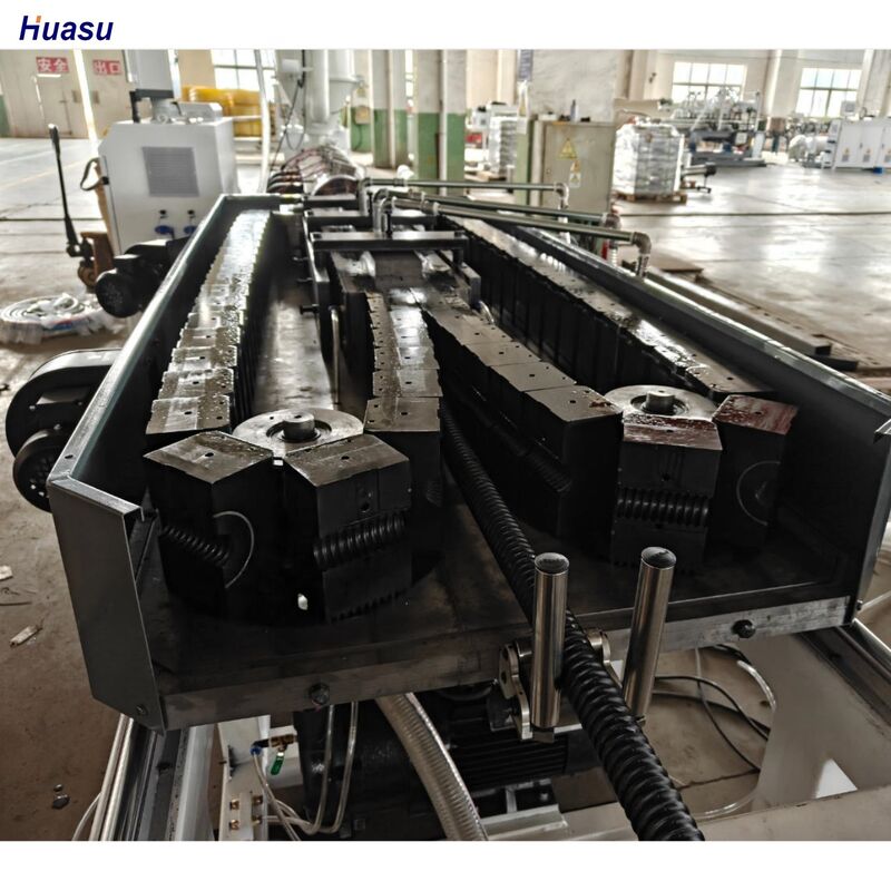 PLC-besturing Eénwandsgolfbuis-extrusielijn met nitridiepte 0,4 mm en Schneider/Siemens Electric Components