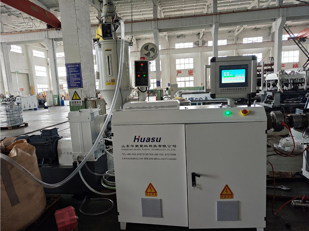 Volledig automatische Siemens motor met een enkele wand, gegolfde pijplextrusielijn met 110 mm maximale pijplijn