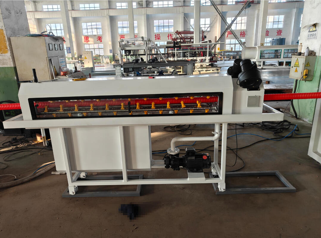 Waterkoeling dubbelwandige golfpijp extrusielijn met integraal type extruder en Siemens elektrische componenten