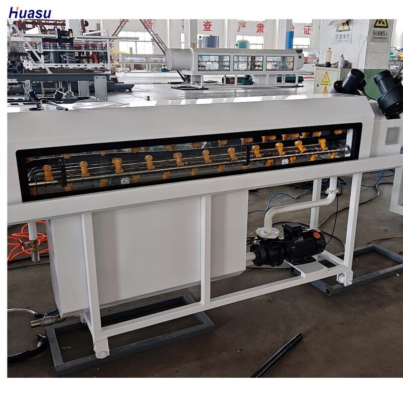 Dubbelwandige golfpijp extrusielijn met Siemens belangrijkste elektrische onderdelen, 20CrMnTi tandwielmateriaal en HV>740 cilinder schroef