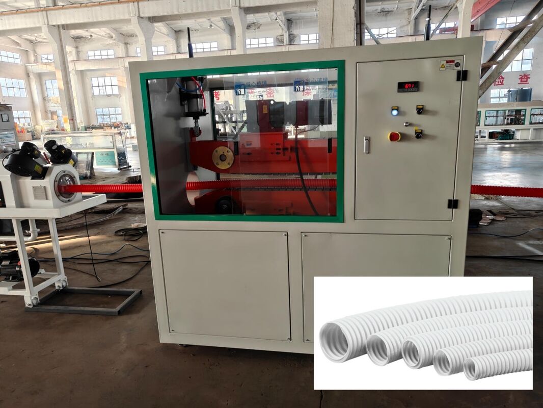 Automatische HDPE PP PVC dubbelwandige golfbuismachine met golfbuismachine voor de productie van buizen