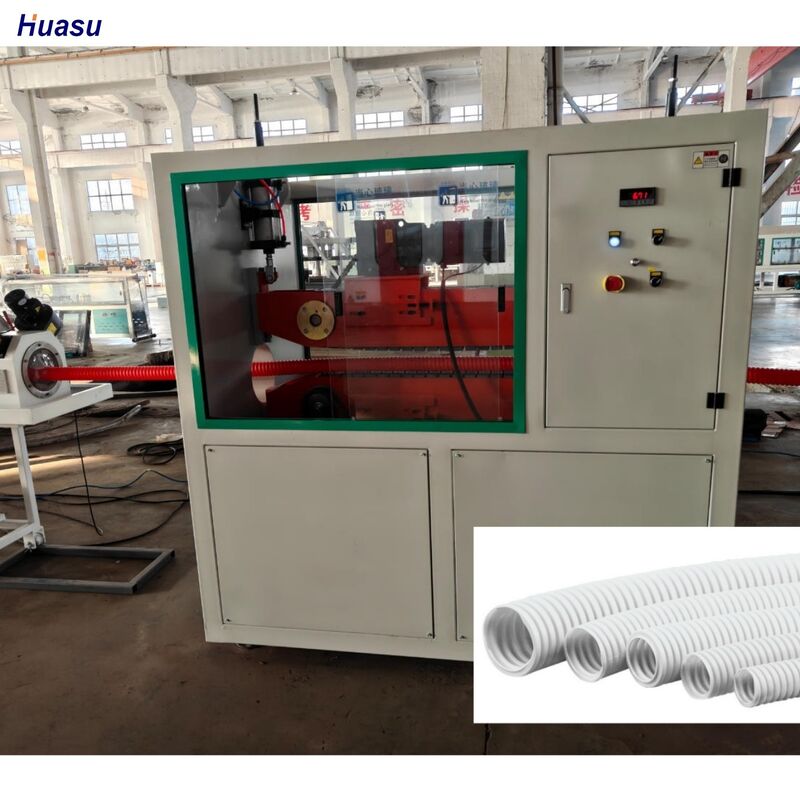 Op maat gemaakte extruderingslijn met een enkele wand, met een Siemens-omvormer en een PLC-afstandsbediening voor output