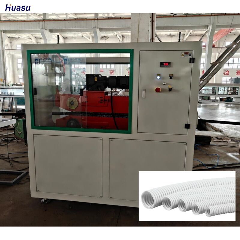 PLC-besturing Eénwandsgolfbuis-extrusielijn met schroefmateriaal 38crmoala en 1 set golfbuis voor de bediening