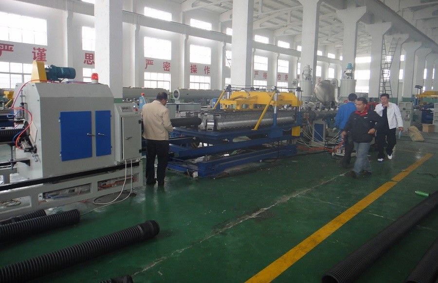 Plooide de Qingdao Dubbele Muur Pijpextruder, Dubbele Muur Golfpijpextruder