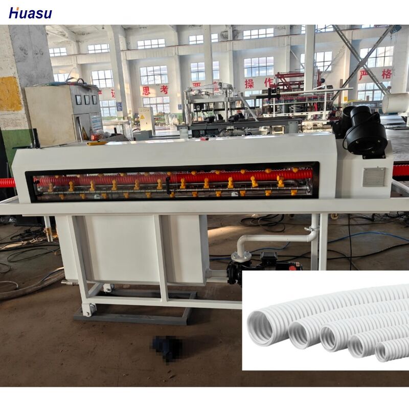 Extruderingsmachine HDPE PP PVC dubbele wand gegolfde buismachine geoptimaliseerd voor industriële buis extrusie toepassingen